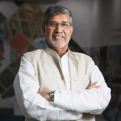 Retrato de Kailash Satyarthi