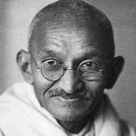 Retrato de Mahatma Gandhi