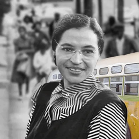 Retrato de Rosa Parks